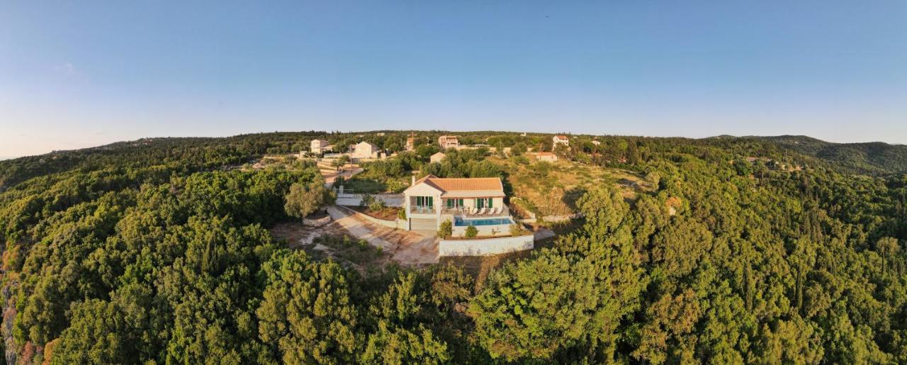 Stone Villa Eriphyle ,Private Witn Sunset View Fiskardo Exterior foto